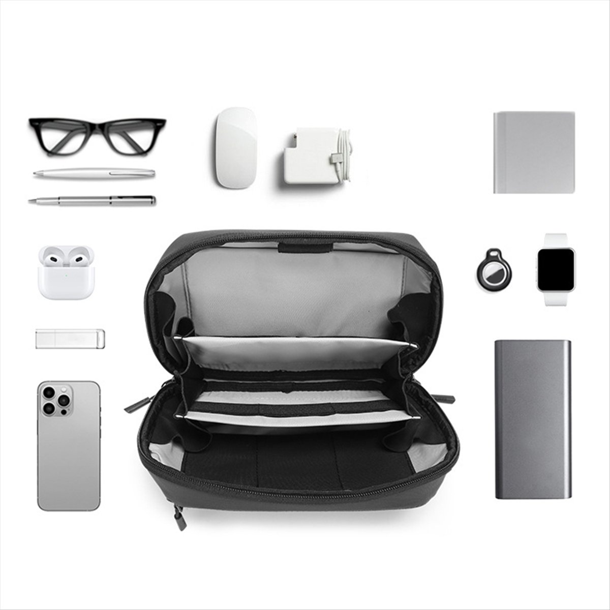 Tech Accessories Travel Organizer Pouch - ☶ ❈ ＊ ♥ AC1579-Waterproof Tech