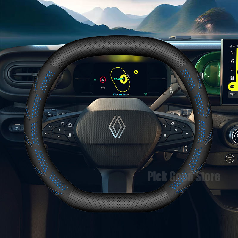 Tech Accessories Hub - Geschikt voor auto stuurhoes voor Renault