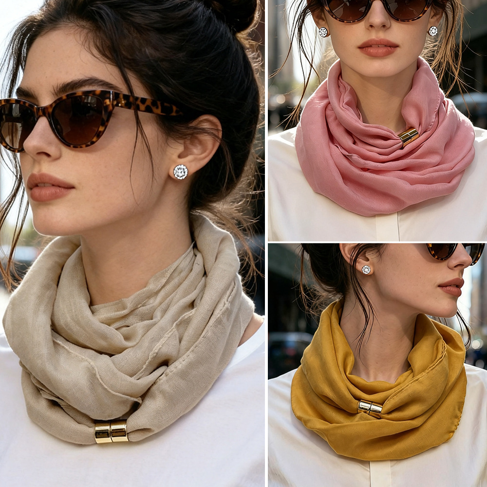 Hi Tech Accessories - Lente Zomer Modieuze Dames Crinkle Halswarmer
