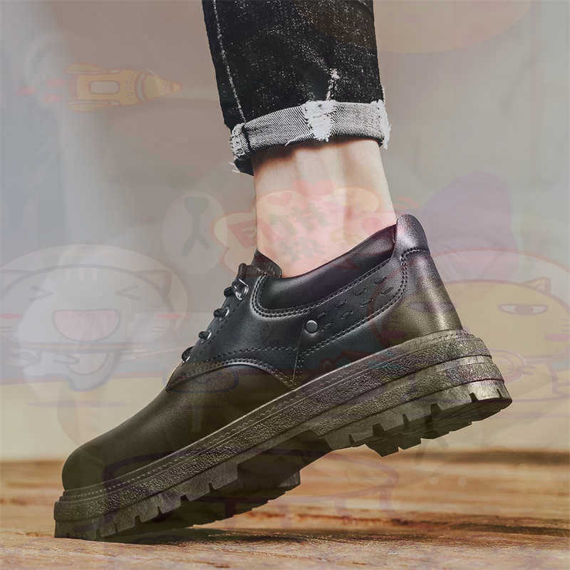 Tech Accessories For Students - Donker natuurlijk leer Mode-sneakers Tennis Herensneakers