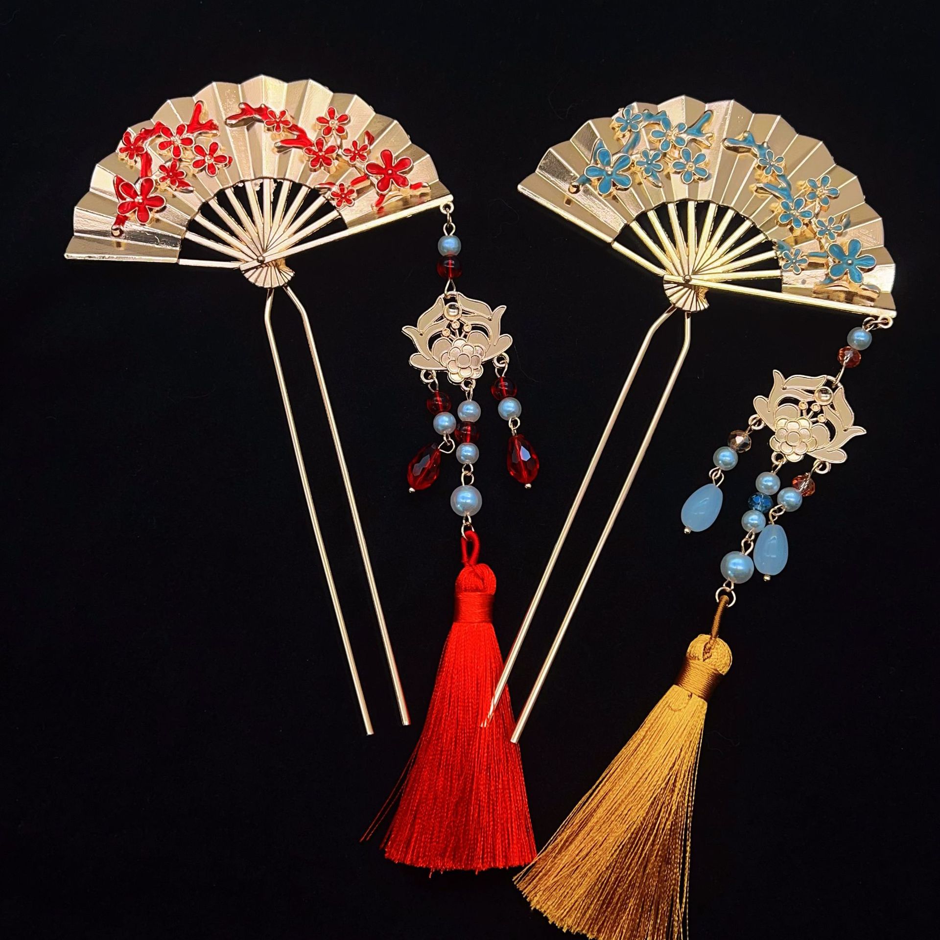 Hi Tech Accessories - Nieuwe Chinese stijl nationale fan kwastje