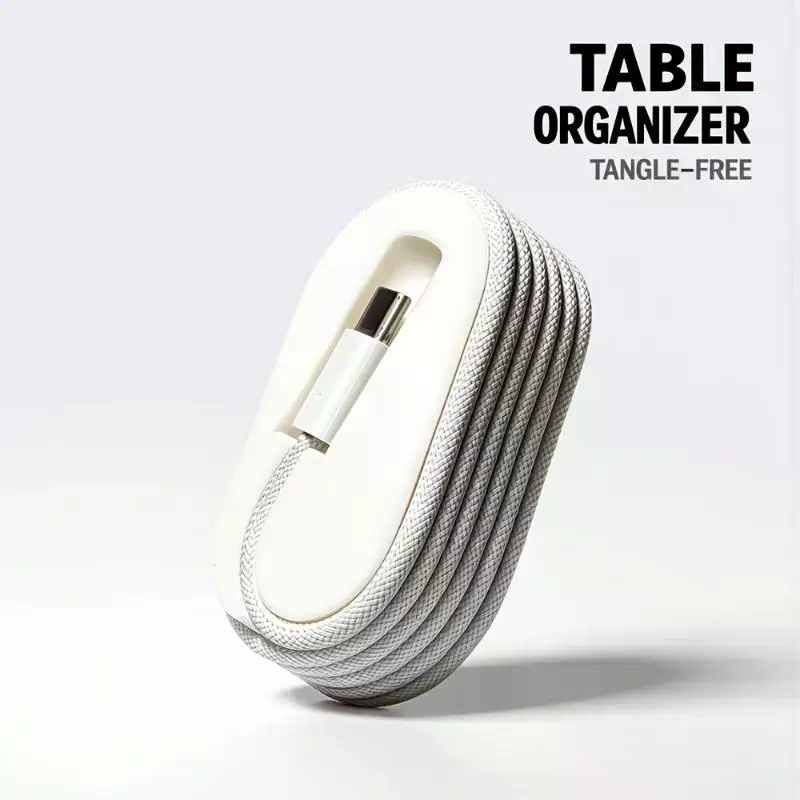 Travel Cable Organizer - Draagbare kabelopwinder: Desktop-kabelorganizer geschikt voor 1m