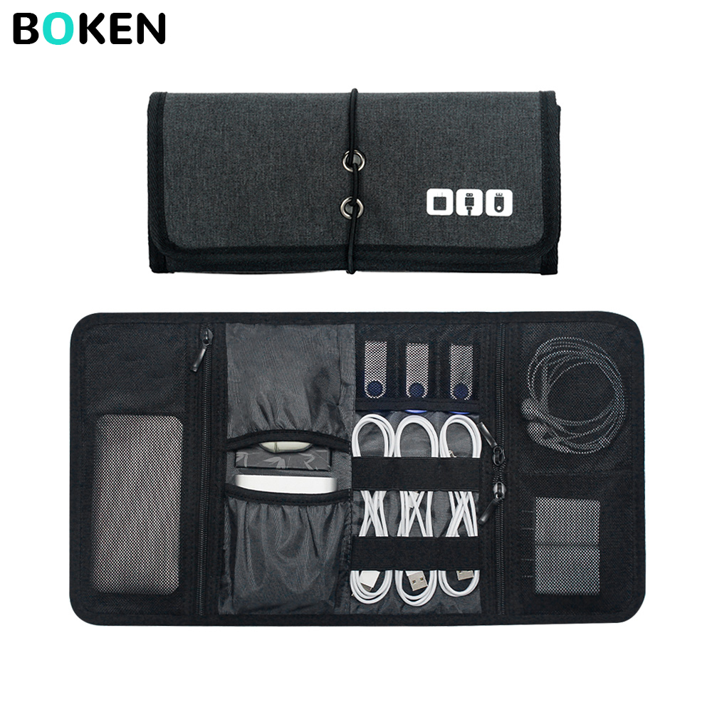 Tech Accessories Travel Organizer Pouch - Tech Organizer Bag Kabelopbergtas Reistas voor