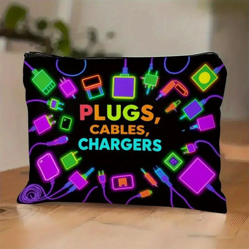 Cable Organizer Bag - Nieuwe canvas opbergtas voor opladers, met
