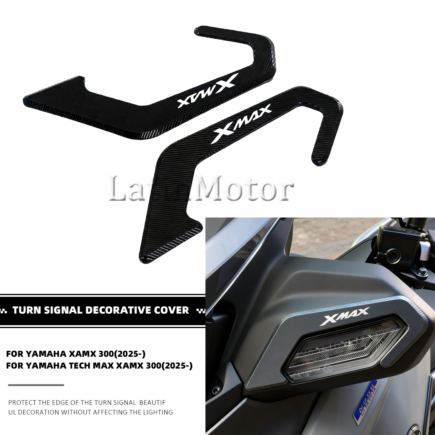 X Tech Accessories - Voor Yamaha XMAX300 XMAX TECH MAX