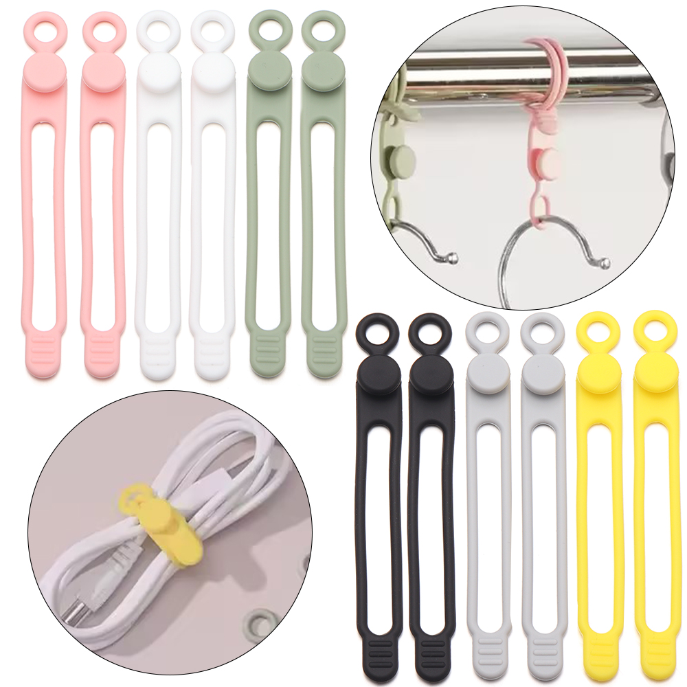 4 stuks/lot Kleurrijke Silicon - Travel Cable Organizer recensie en prijs