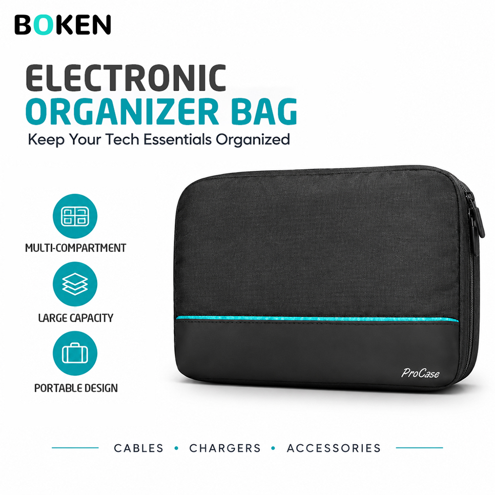 Reistas voor elektronica en ac - Tech Accessories Travel Organizer Pouch recensie en prijs